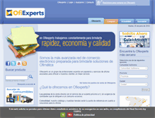 Tablet Screenshot of ecommerce.ofiexperts.es